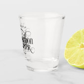 Bourbonfluisteraar (gepersonaliseerd) shot glas (Rechts)