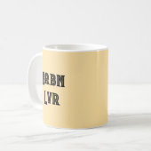 Bourbonliefhebber koffiekop koffiemok (Voorkant links)