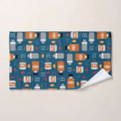 bourbonpatroon bad handdoek (Handdoek)