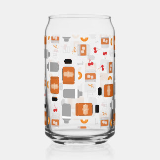 bourbonpatroon blikvorm glas