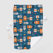 bourbonpatroon golfhanddoek (Insitu)