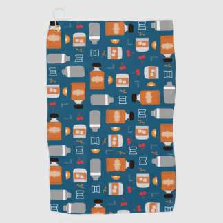 bourbonpatroon golfhanddoek