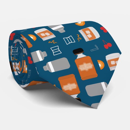 bourbonpatroon stropdas (Opgerold)