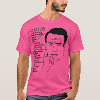 Bourdieu Citaat 1 Filosophy Sociology Teacher T-shirt