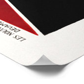 Bourdou Grand Quinquina Apéritif Frankrijk Vintage Poster (Hoek)