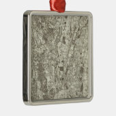 Bourgen Bresse Metalen Ornament (Rechts)
