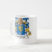 Bourgeois Family Crest Koffiemok (Voorkant links)