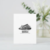 Bourges Cathedrale SaintEtienne Affiche Vintage Briefkaart (Staand voorkant)