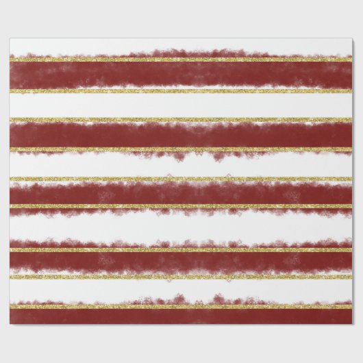 Bourgogdpenseelstreken met glitter wrapping paper cadeaupapier (Vlak)