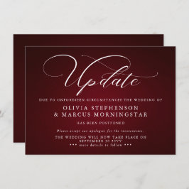 Bourgogne - Aankondiging van een moderne uitgestel