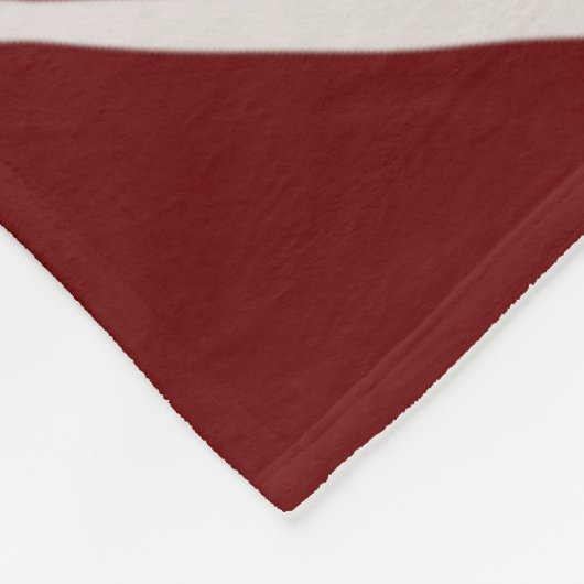 Bourgogne Abstracte bloem Fleece Deken (Hoek)