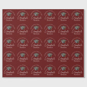 Bourgogne Afstuderen gepersonaliseerd Afstuderen Cadeaupapier (Vlak)