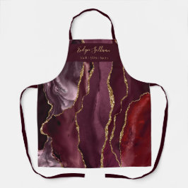 Bourgogne Agaat Beauty Professioneel schort