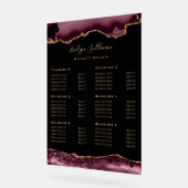 Bourgogne Agaat prijslijst Acryl Teken Acryl Bord (Hoek)