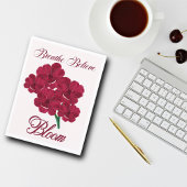  Bourgogne Anemone Bloemen - Adem, Geloof Briefkaart