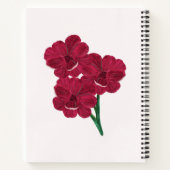 Bourgogne Anemone Bloemen - Adem, Geloof Notitieboek (Achterkant)