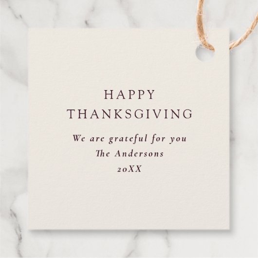 Bourgogne bessen & bladeren  botanische bedankjes labels (Achterkant)