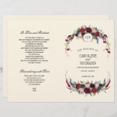 Bourgogne | Blauw | Programma voor de uitwisseling (Voorkant / Achterkant)