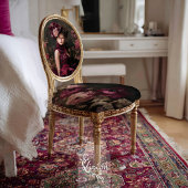 Bourgogne bloeit Victoriaans gotische romantische  Tissuepapier