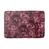 Bourgogne Bloem Elegantie Badmat (Voorkant)