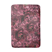 Bourgogne Bloem Elegantie Badmat (Voorkant Verticaal)