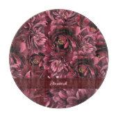 Bourgogne Bloem Elegantie Snijplank (Voorkant)