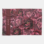 Bourgogne Bloem Elegantie Theedoek (Horizontaal)