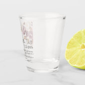 Bourgogne Bloemboog Fall Wedding Shot Glas (Rechts)
