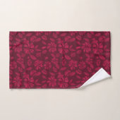 Bourgogne  Bloemen Bad Handdoek (Handdoek)