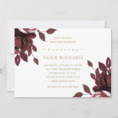 Bourgogne Bloemen Christelijke Moederzegening Kaart (Voorkant)