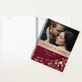 Bourgogne Bloemen Foto Wedding Planner (Display)