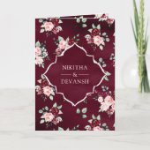 Bourgogne Bloemen Kant Alles In Een Indische Bruil (Voorkant)