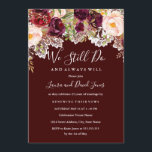 Bourgogne Bloemen Kant Huwelijksgelofte Vernieuwin Kaart<br><div class="desc">Meer  bloemenbruiloft gelofte Vernieuwing Uitnodigingen in de Little Bayleigh Store!</div>