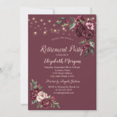 Bourgogne Bloemen Lichten Bourgondië Pensioen Kaart (Voorkant)