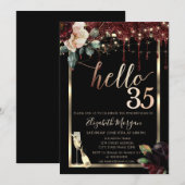 Bourgogne Bloemen, Lijst, Champagne 35e Kaart (Voorkant / Achterkant)