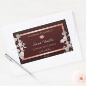 Bourgogne Bloemen Product Verpakking Etiketten Blo (Envelop)