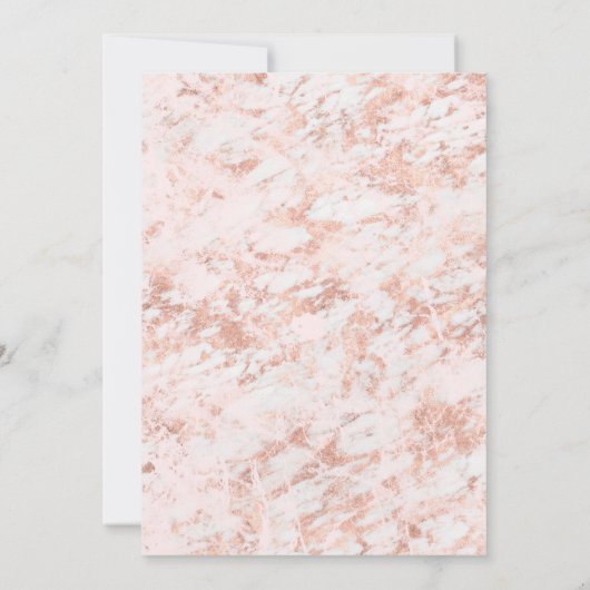 Bourgogne Bloemen Roos Gouden Bruids Douche Invita Kaart (Achterkant)