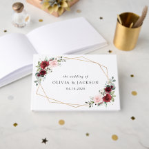 Bourgogne bloemen, roze bloemen, groen, huwelijk