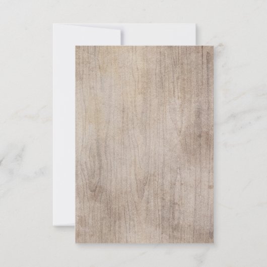 Bourgogne Bloemen Rustieke RSVP (Achterkant)