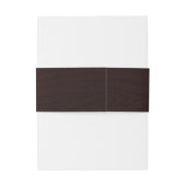 Bourgogne Bloemen Rustieke String Lights Wedding Uitnodigingen Wikkel (Achterkant Voorbeeld)