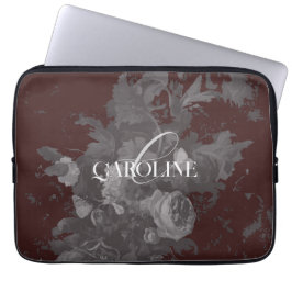 Bourgogne  Bloemen Stilleven Stijlvol Laptop Sleeve