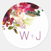 Bourgogne Bloemen trouwenvelop zegel 3979 (Voorkant)