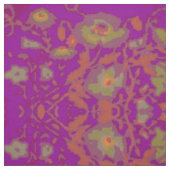 Bourgogne Bloemen Veldweefsel Stof (Swatch)