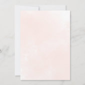 Bourgogne Bloemen Vrijgezellenfeest Kaart (Achterkant)