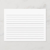 Bourgogne Bloemen Vrijgezellenfeest Script Recept Informatiekaartje (Achterkant)