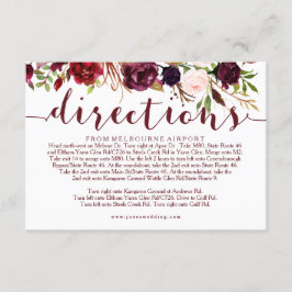 Bourgogne Bloemenbruiloft Routebeschrijving Info K Informatiekaartje