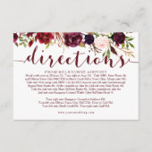 Bourgogne Bloemenbruiloft Routebeschrijving Info K Informatiekaartje (Voorkant)