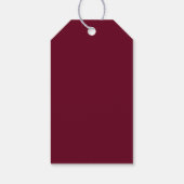 Bourgogne Bloemengunst Dank u Cadeau Labels Cadeaulabel (Achterkant)