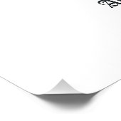 Bourgogne Bloemenskelet Gotische bruiloft Welkom Perfect Poster (Hoek)