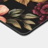 Bourgogne bloemmotief monogram bureaumat (Hoek)